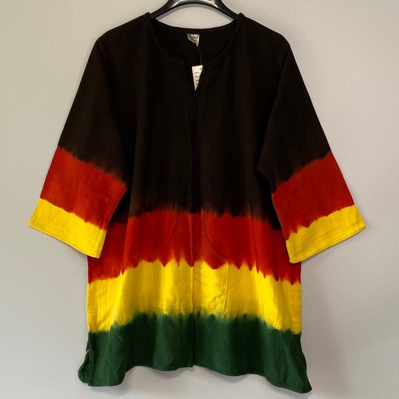 Belma Women’s Multicolor Tunic Dress One Size - Picture 1 of 7